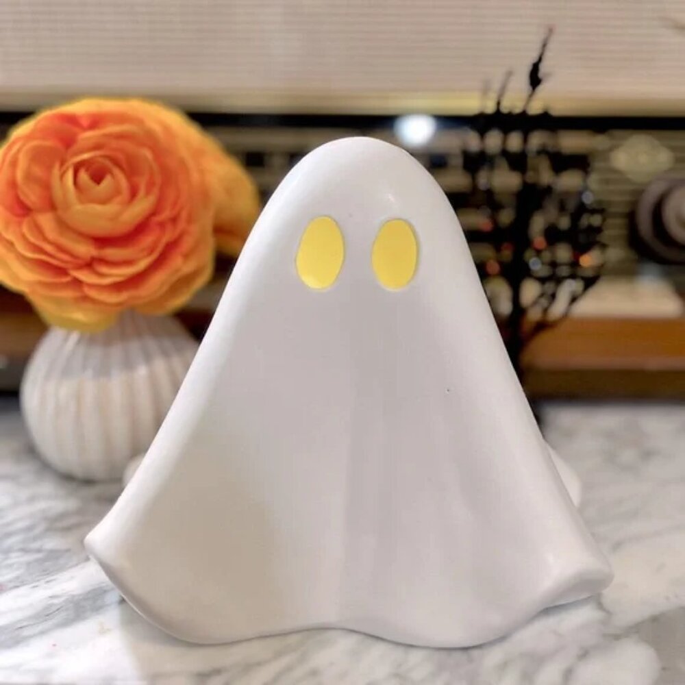 Goblin and Ghoul Ceramic Ghost (LIGHT UP)